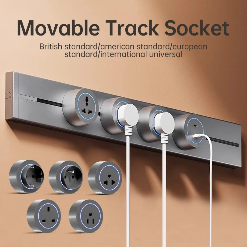Power Strip Desk - Prise murale cachée Rail d'alimentation 40cm