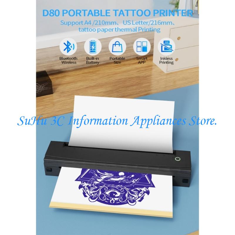 Laser Printer Home - Imprimante thermique Portable tatouages, facile à