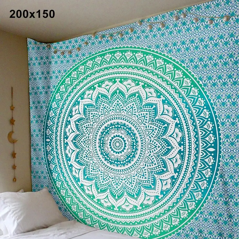 Home Office Yoga Room - Mandala Bohemian Yoga Polymères Serviette de