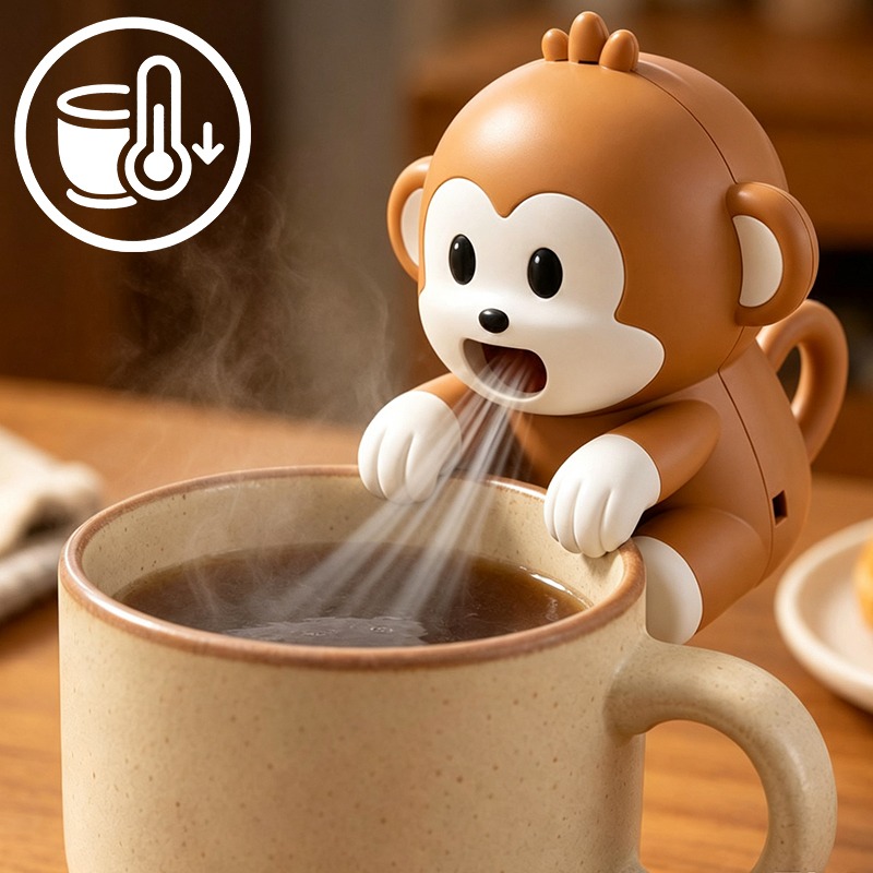 Usb Desk Fan - Ventilateur portable en forme de singe