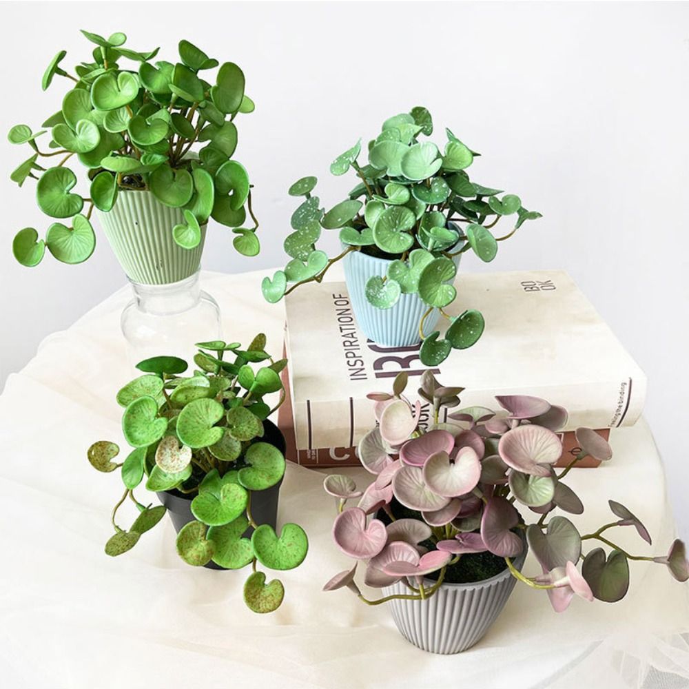 Home Office Layout - Plantes succulentes oligvertes artificielles à colle