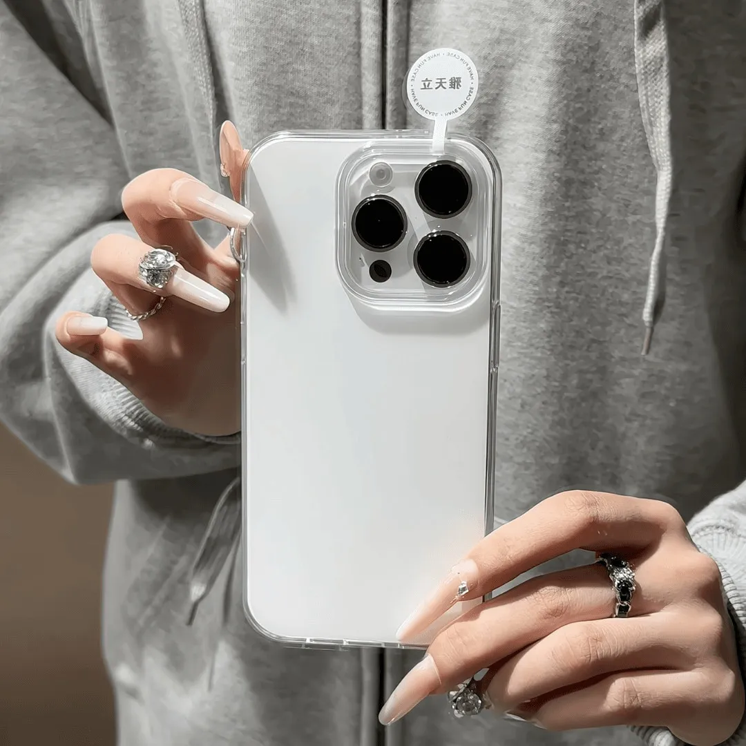 Home Office Microsoft - Coque de téléphone blanche minimaliste avancée,