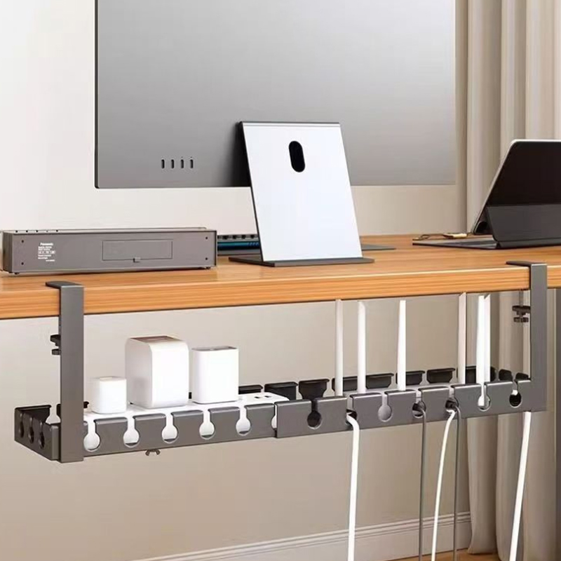 Home Office Work Table - Organisateur de câbles sous Table, sans