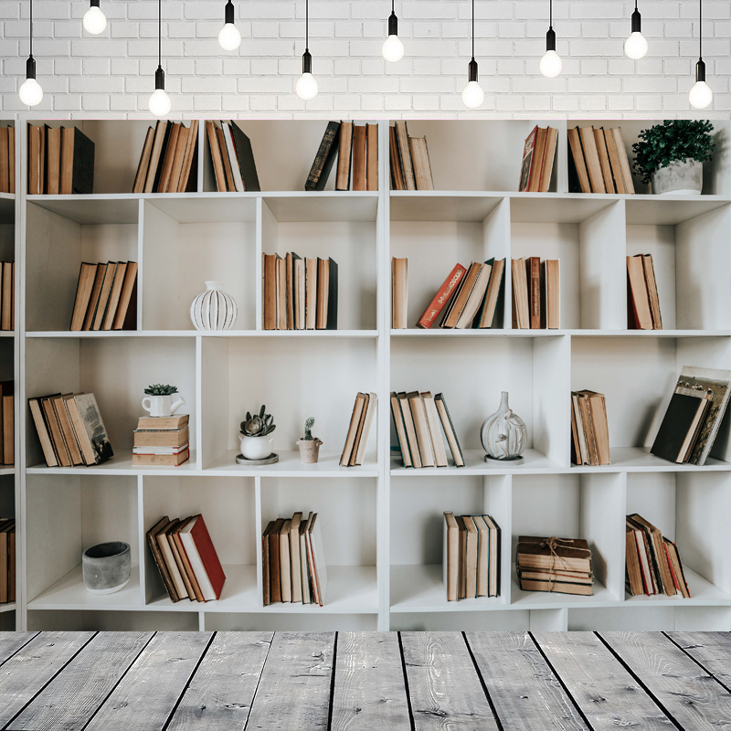 Home Office Background For Zoom - Toile de fond photographique murale blanche