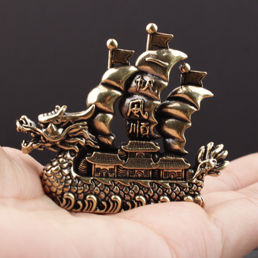 Home Office Architecture - Statue de bateau dragon, décoration intérieure,