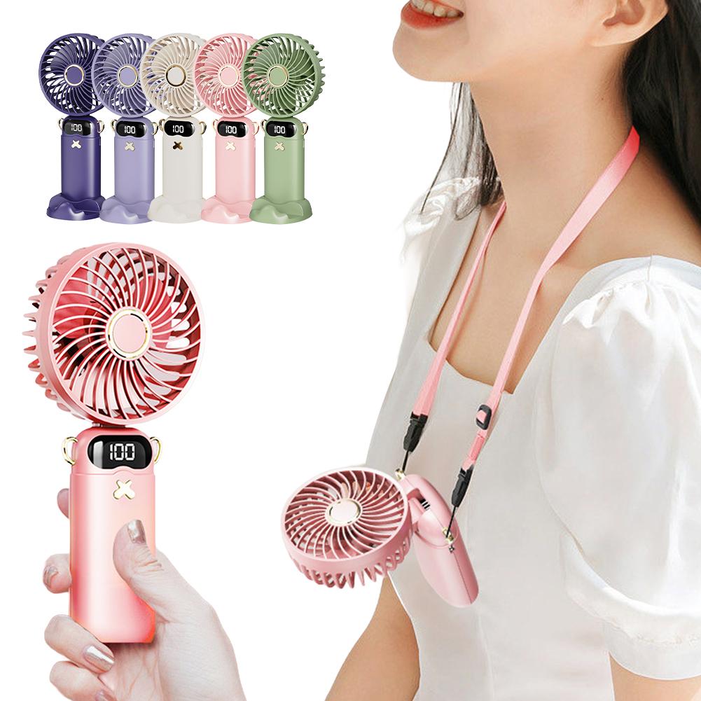 Usb Desk Fan - Mini ventilateur portable USB rechargeable avec