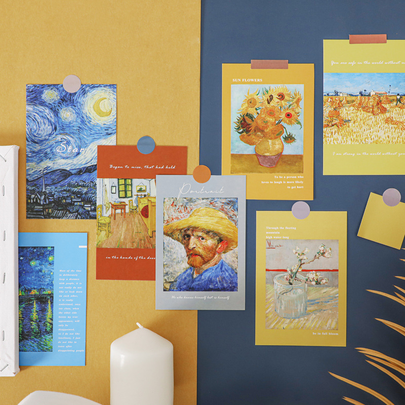 Home Office Background - 15 autocollants rétro style peinture à