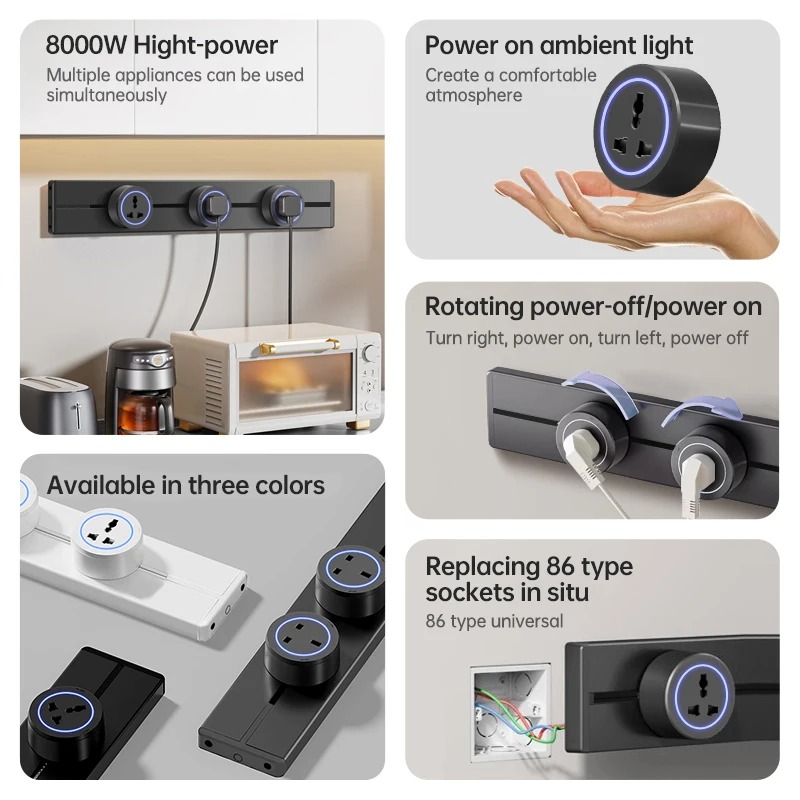 Prise murale cachée Rail d'ali - Power Strip Desk avis et prix