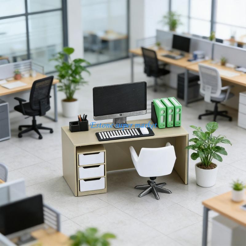 Modèle bureau d'ordinateur Min - Home Office Architecture avis et prix