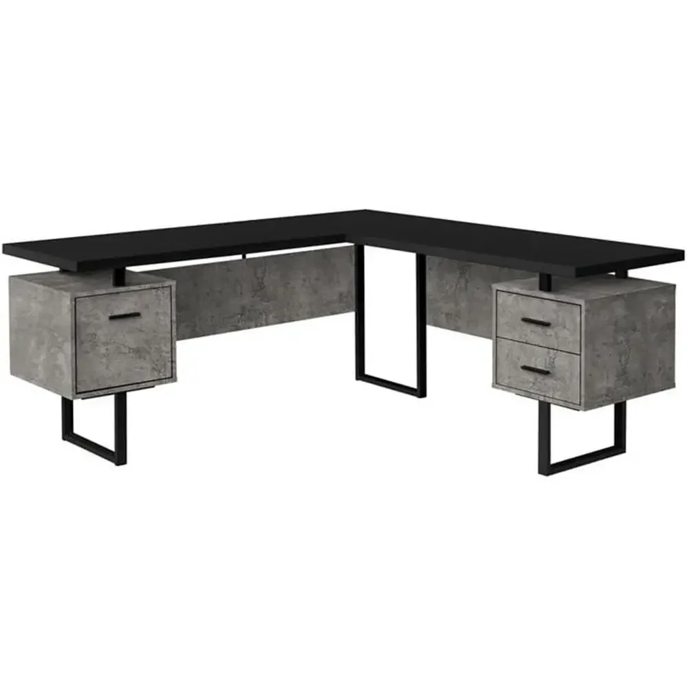 Bureau d'ordinateur en forme d - Home Office L Shaped Desk avis et prix