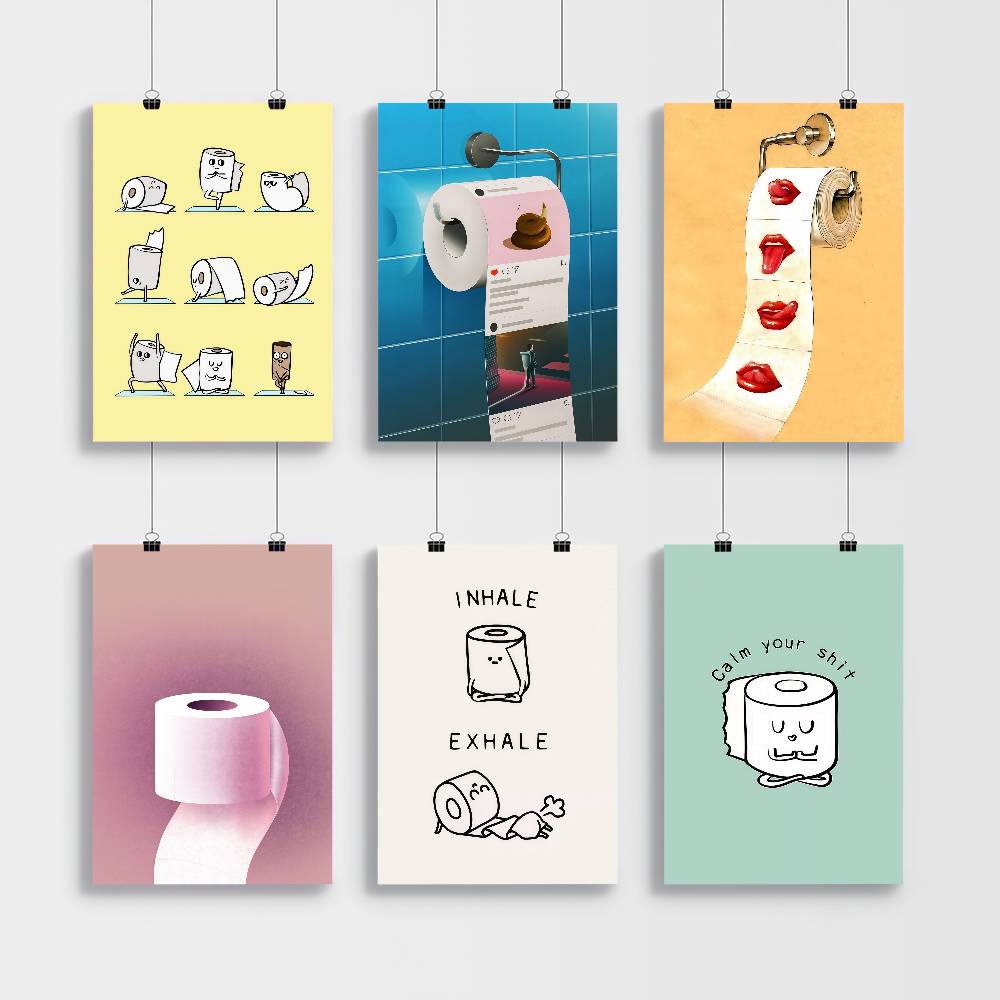 Papier toilette Yoga citation  - Home Office Yoga Room avis et prix