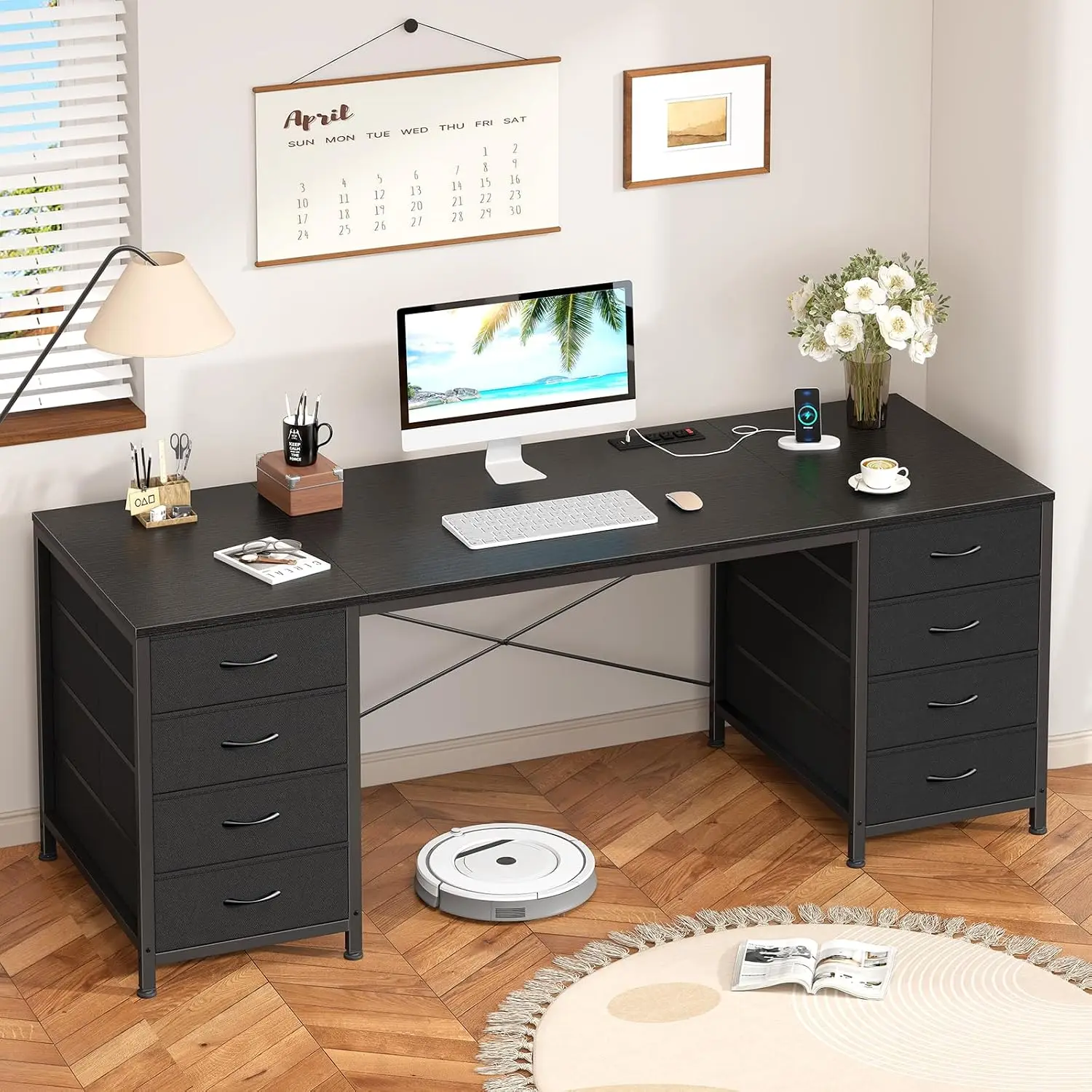 Bureau d'ordinateur de 60 pouc - Home Office L Shaped Desk avis et prix