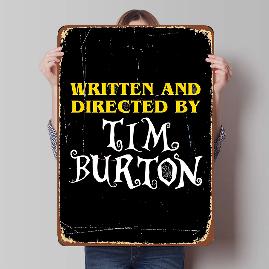 Tim Burton – panneau métalliqu - Home Office Tim avis et prix