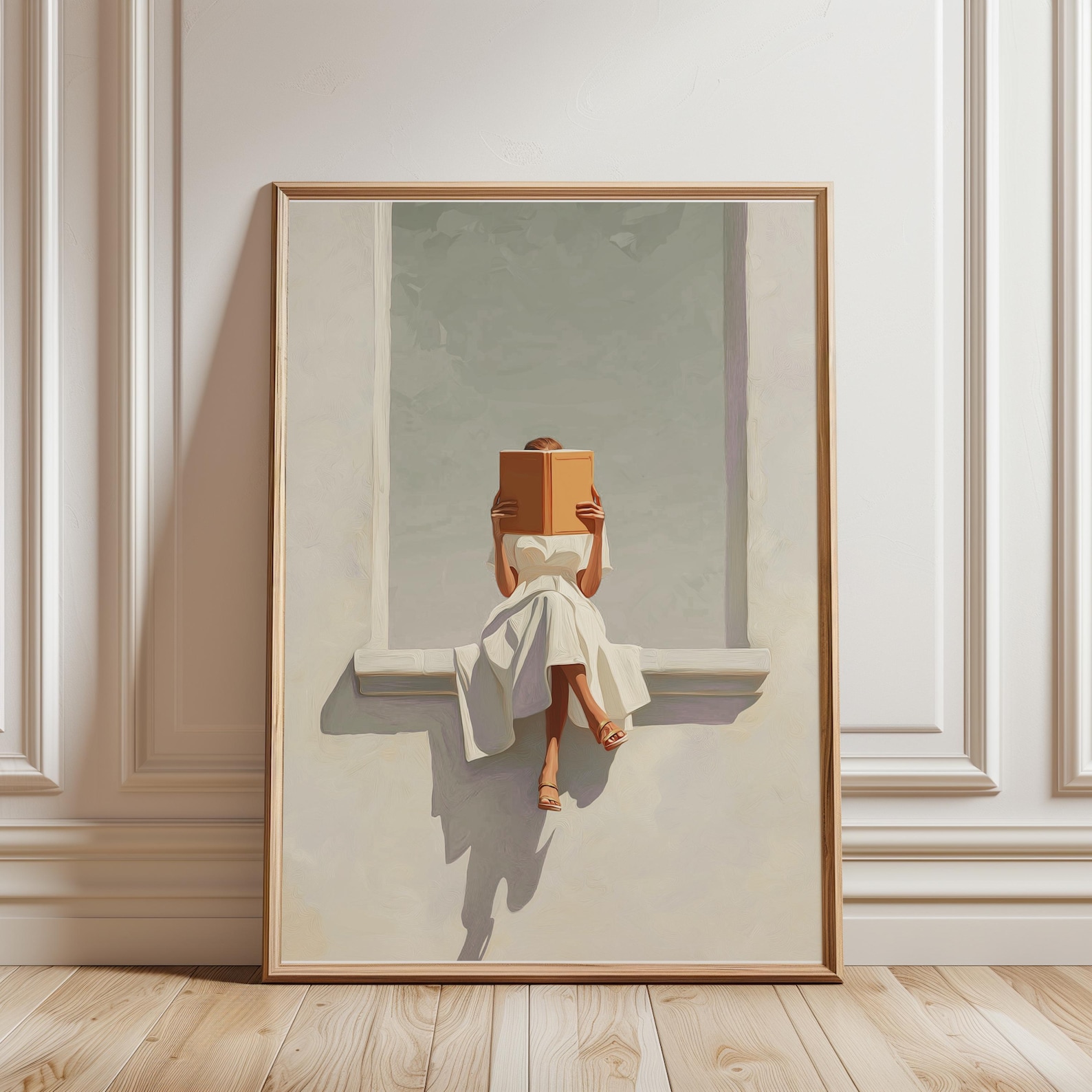 Impression sur toile d'une fem - Home Office Minimalist avis et prix