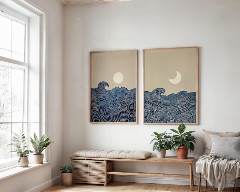 Lot de 2 impressions murales s - Home Office Minimalist avis et prix