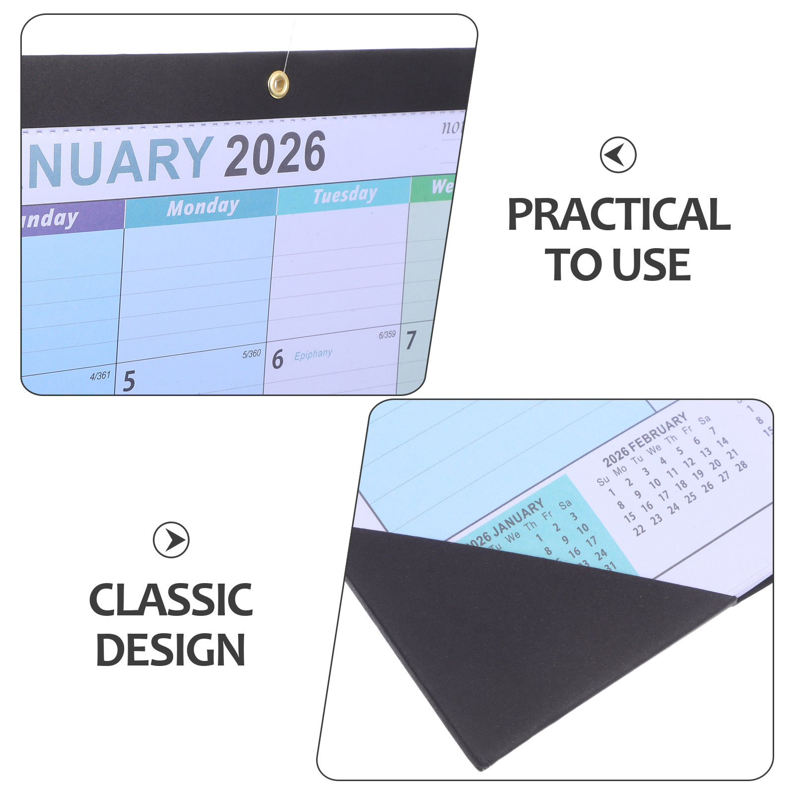 Calendrier mural 2026, 18 mois - Home Office Layout avis et prix