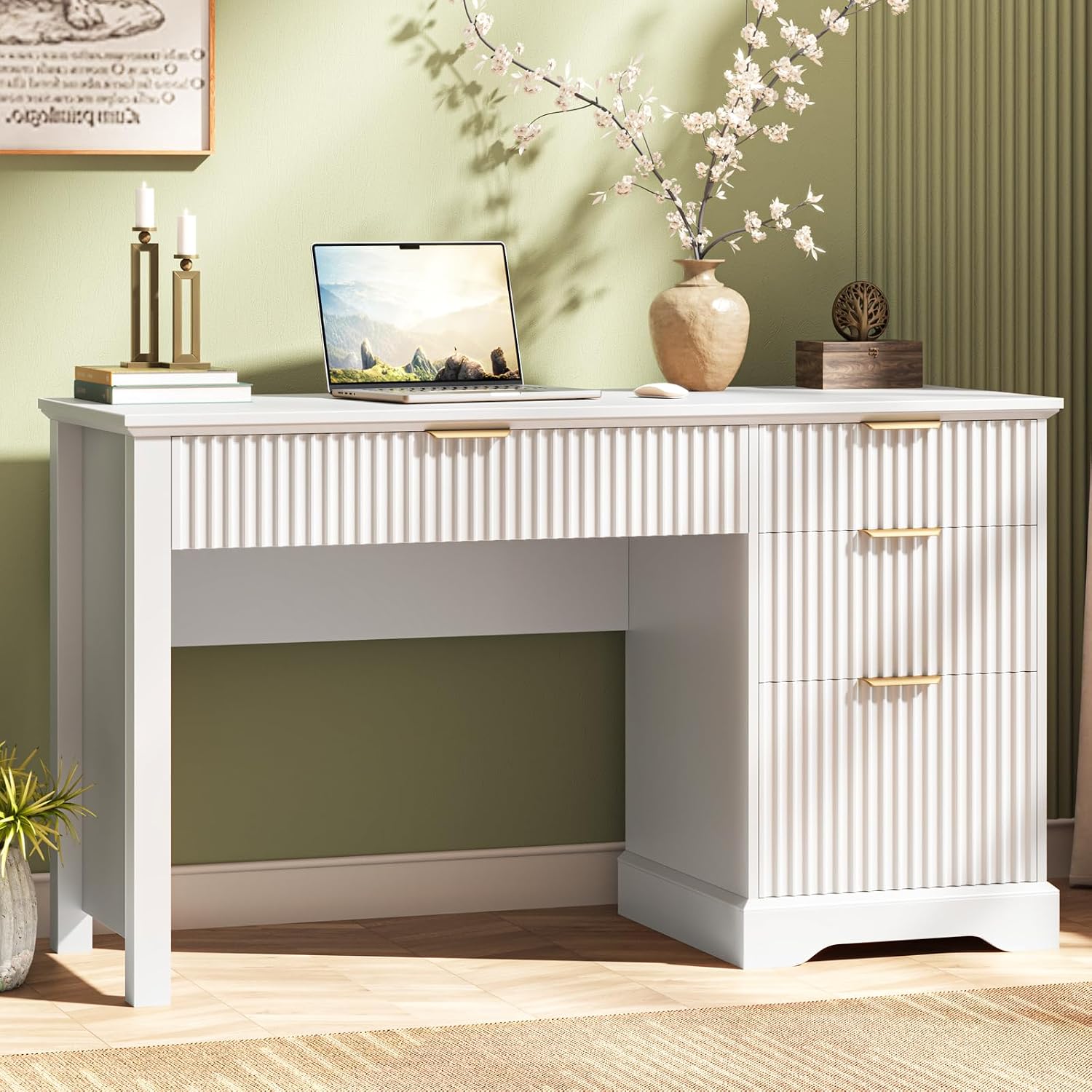 Bureau d'ordinateur en bois à  - Home Office L Shaped Desk avis et prix