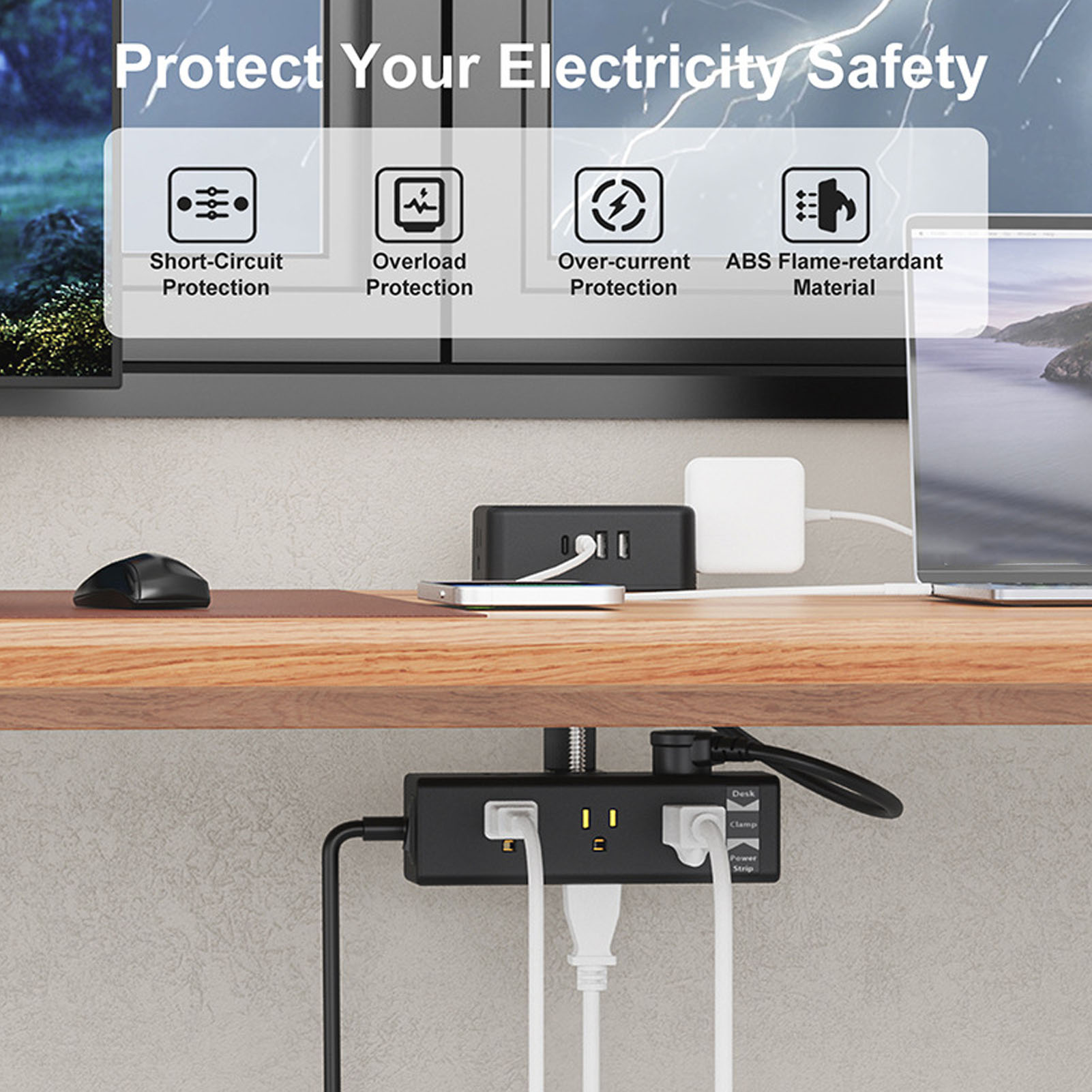 Multiprise 17 en 1 à double co - Power Strip Desk avis et prix