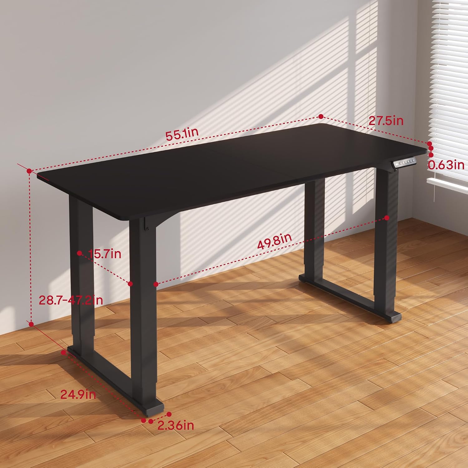 Bureau debout électrique à 4 p - Home Office L Shaped Desk avis et prix