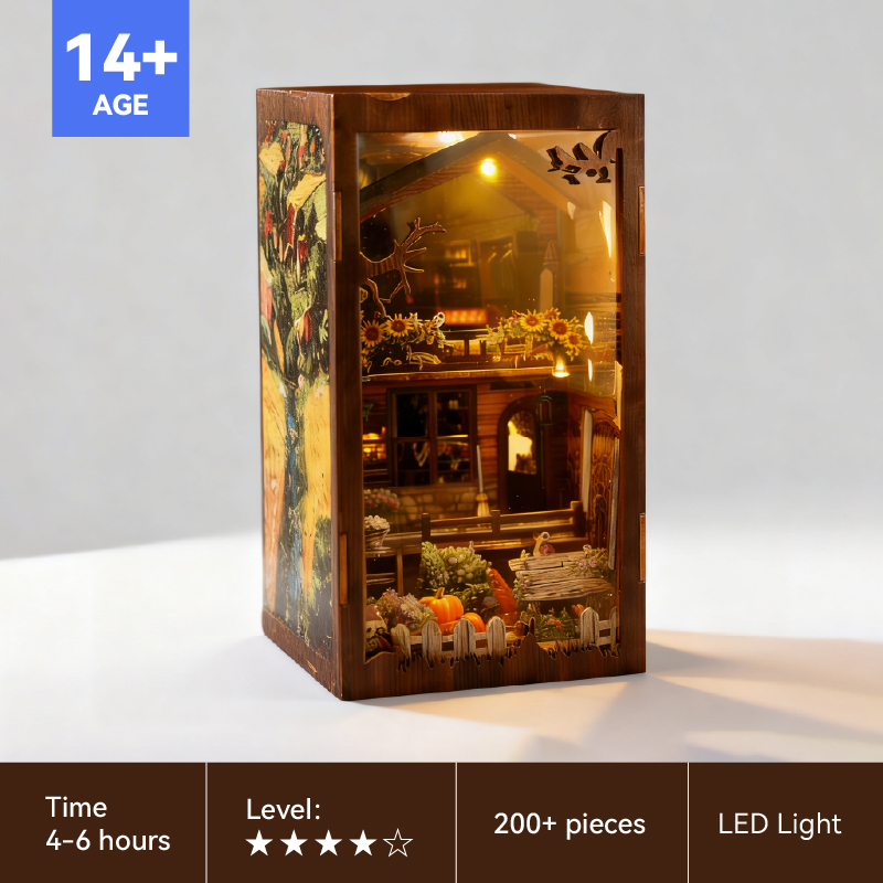 Miniature Book Nook en bois av - Home Office Architecture avis et prix