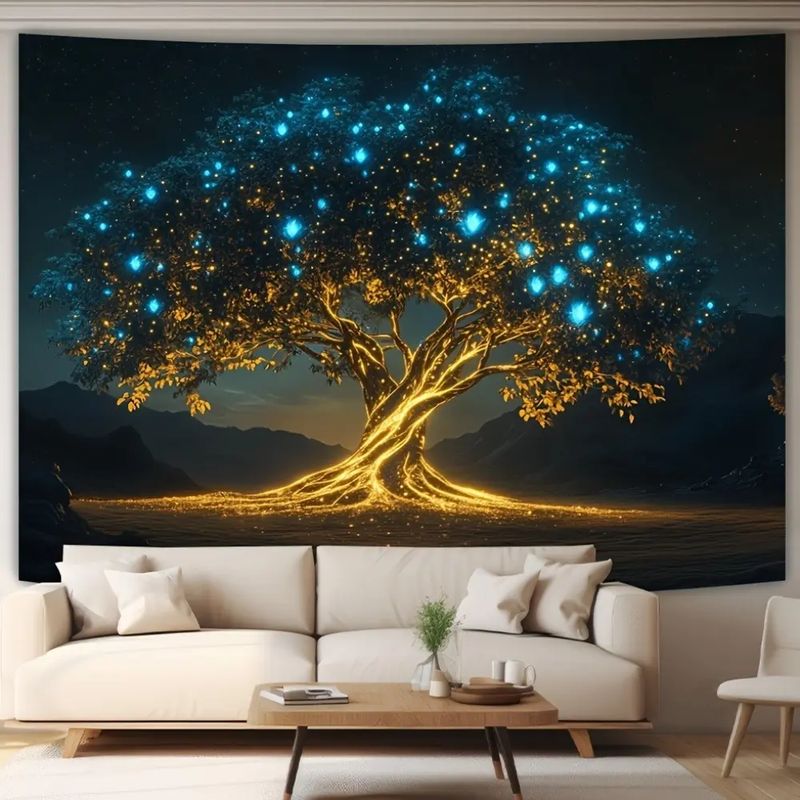 VIKAMA Tapisserie murale lumin - Home Office Yoga Room avis et prix