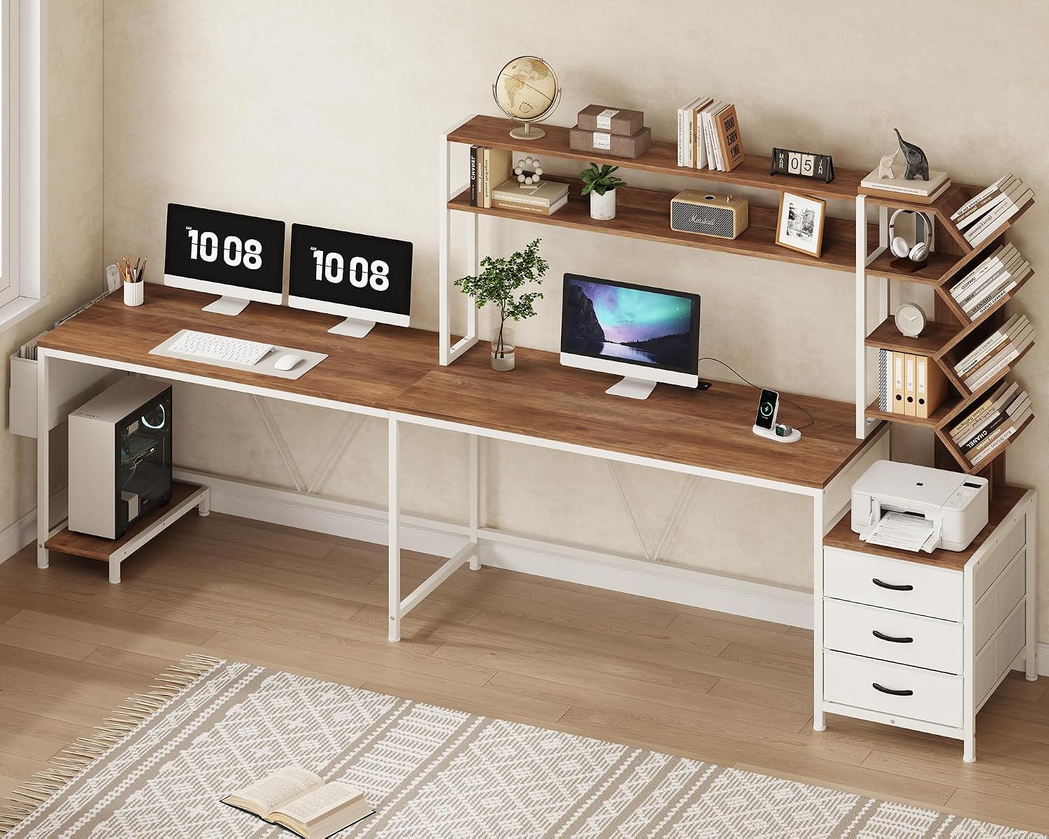 Bureau en L de 63 pouces avec  - Home Office L Shaped Desk avis et prix