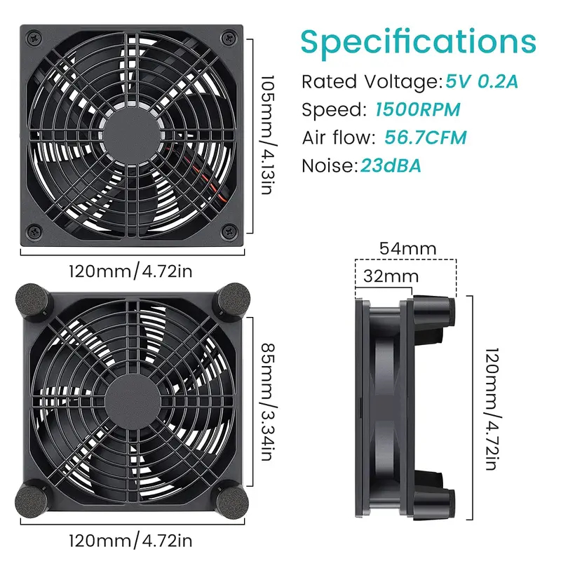 Ventilateur de boîtier PC USB  - Usb Desk Fan avis et prix