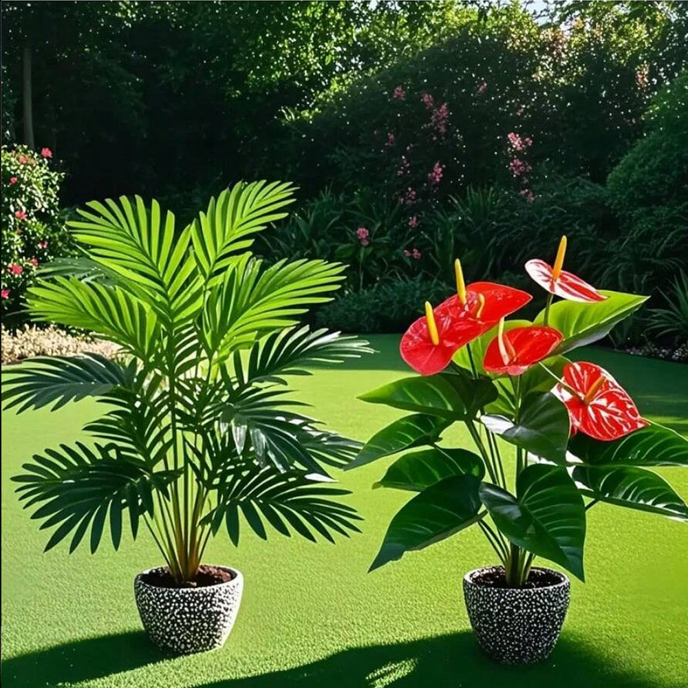 Grands plantes de palmier arti - Home Office Layout avis et prix