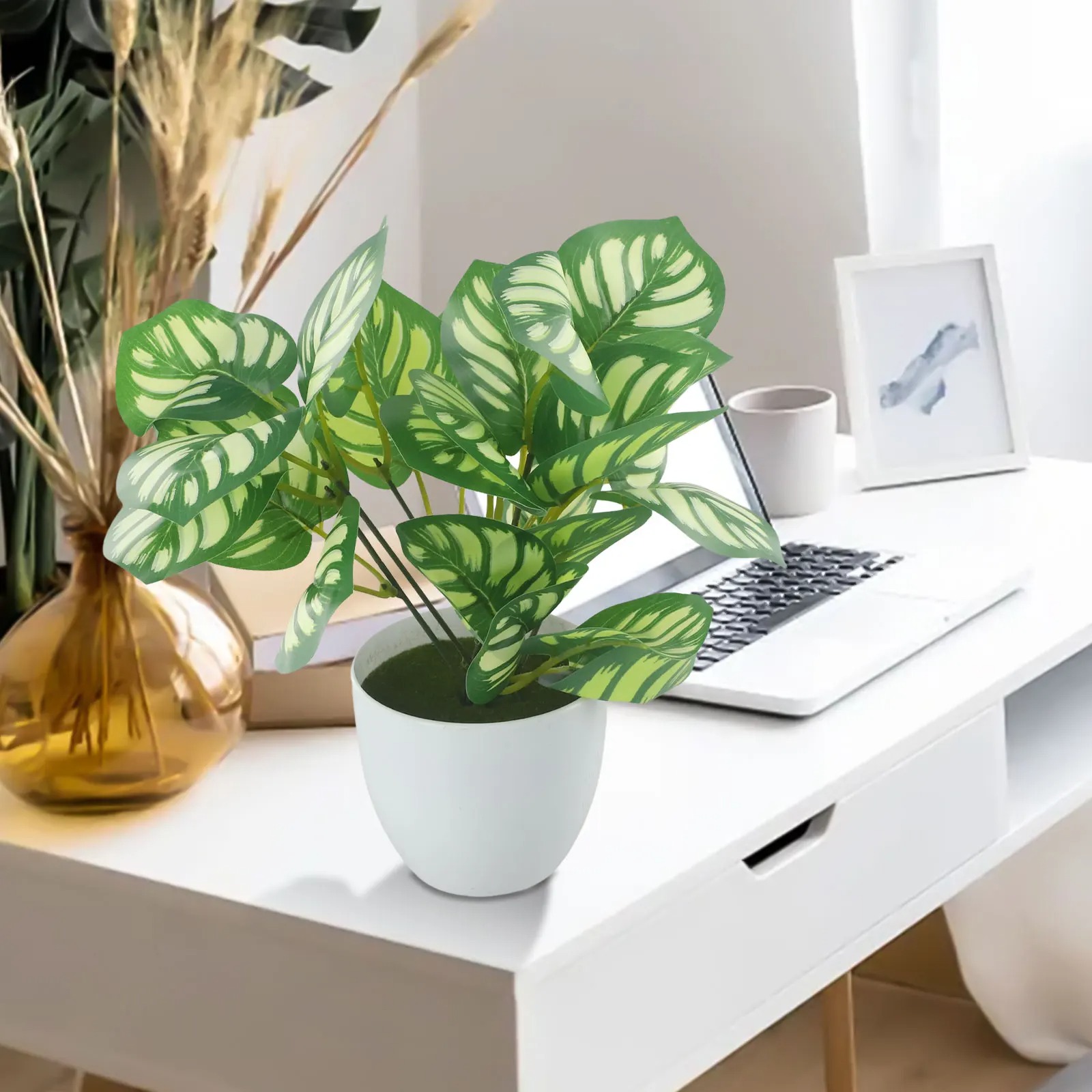 Pot de plantes à feuillage art - Home Office Layout avis et prix