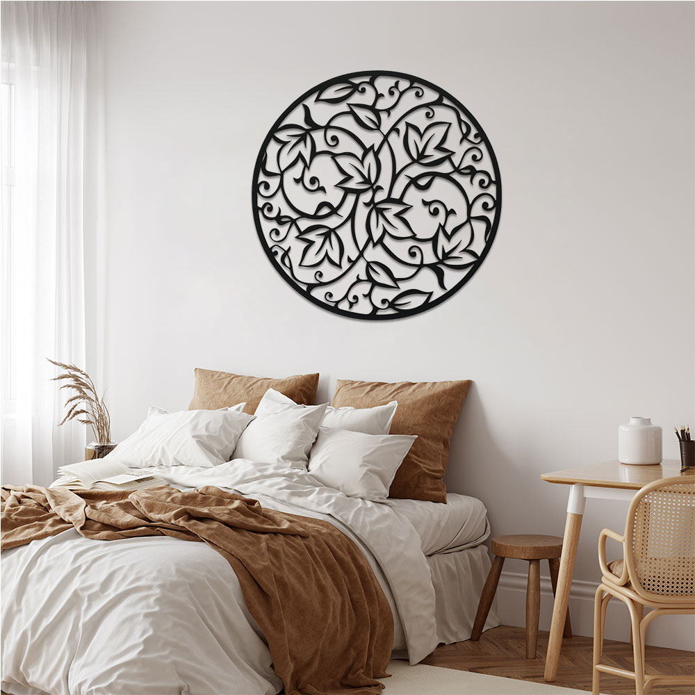 Art mural Mandala en métal noi - Home Office Yoga Room avis et prix