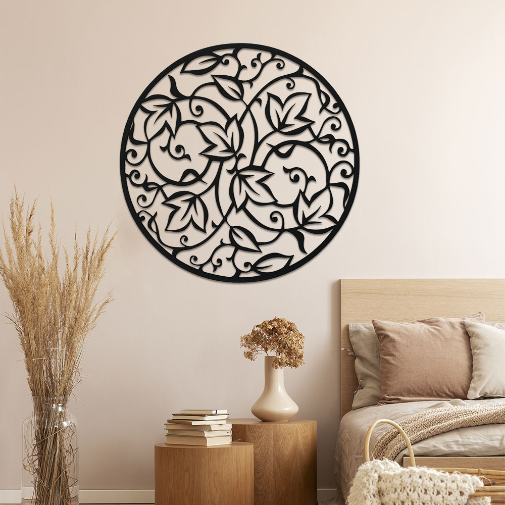 Art mural Mandala en métal noi - Home Office Yoga Room avis et prix