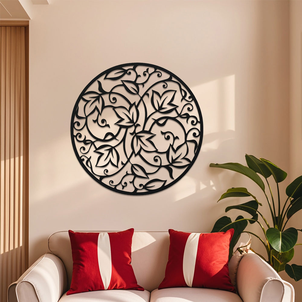 Art mural Mandala en métal noi - Home Office Yoga Room avis et prix
