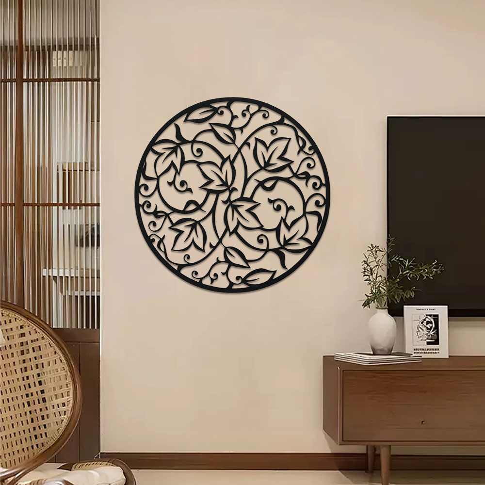 Art mural Mandala en métal noi - Home Office Yoga Room avis et prix