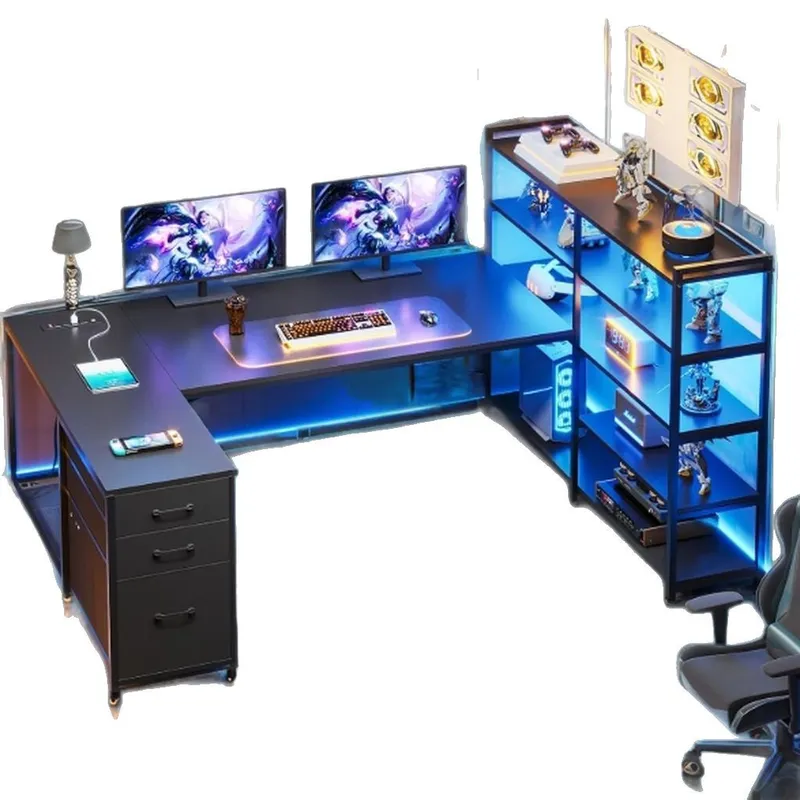 Bureau de jeu en forme de L, t - Home Office L Shaped Desk avis et prix